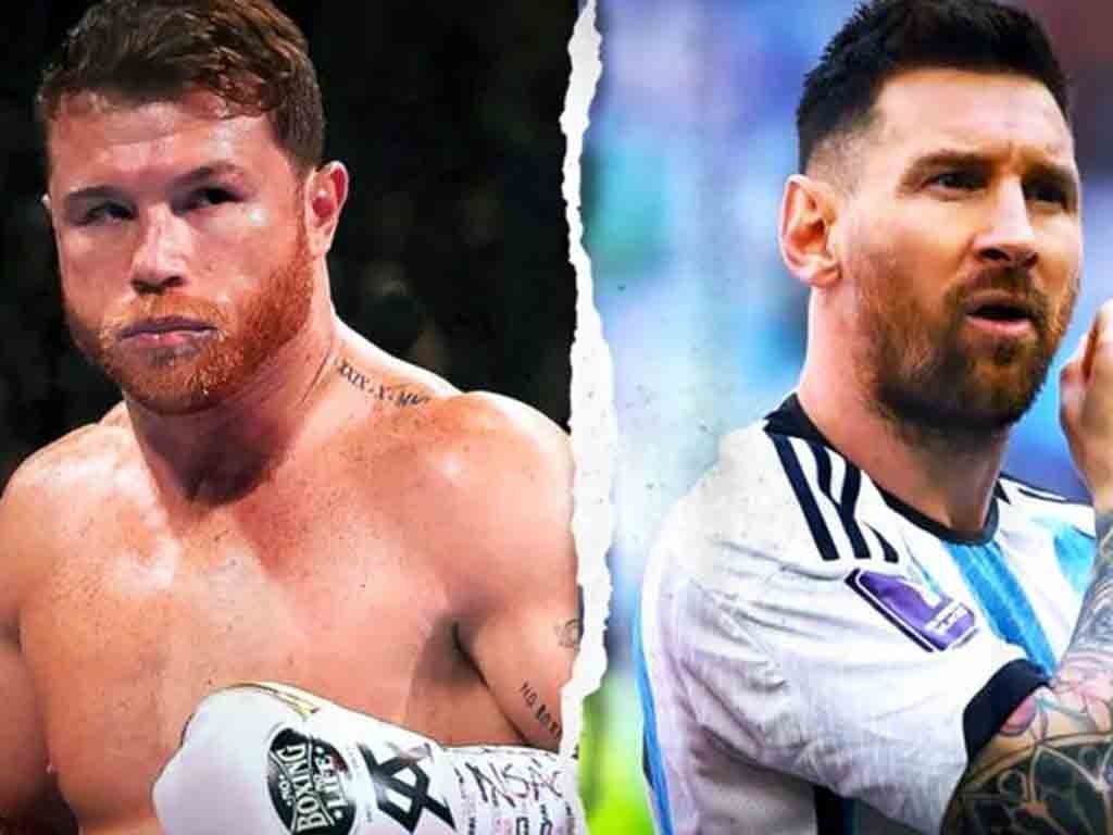 Amenaza de “Canelo” Álvarez a Messi causa furor mundial
