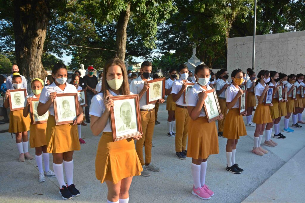 Evocan en Cuba a mártires de la patria