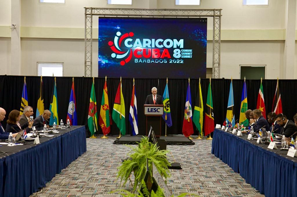 Agradece Díaz-Canel solidaridad con Cuba en VIII Cumbre de Caricom (+ Fotos)