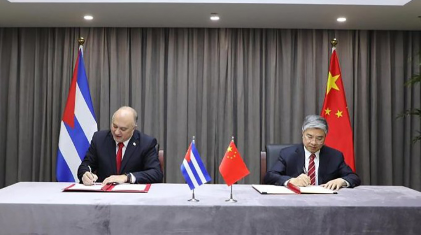 Oficializa China donativo de 100 millones de dólares a Cuba