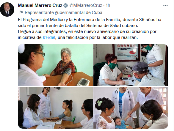 Primer Ministro resalta labor de médicos de familia en Cuba