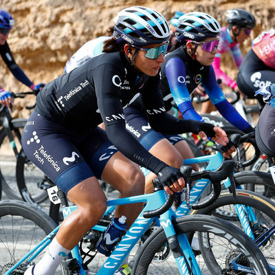 Una Arlenis trabajadora en Semana Valenciana de Ciclismo
