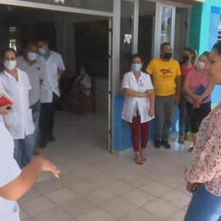 Candidatos a diputados por el municipio Buey Arriba recorren zonas de ese territorio