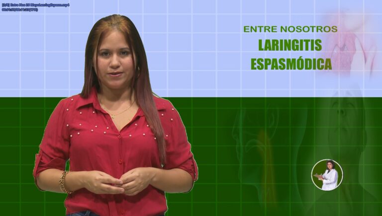 Programa Entre Nosotros: Laringitis espasmódica