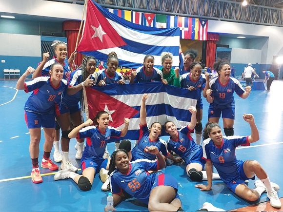 Gleynis Reyes: ¡15 goles! y oro para Cuba en el balonmano