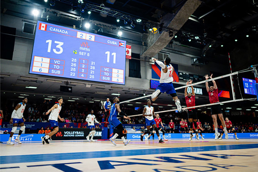 Voleibol: Pierde Cuba ante Canadá en inicio de Liga de Naciones