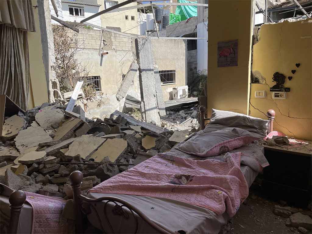 Evalúan daños en campamento de refugiados tras agresión israelí