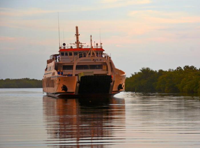 Realizó ferry Perseverancia su primer viaje de prueba a Gerona