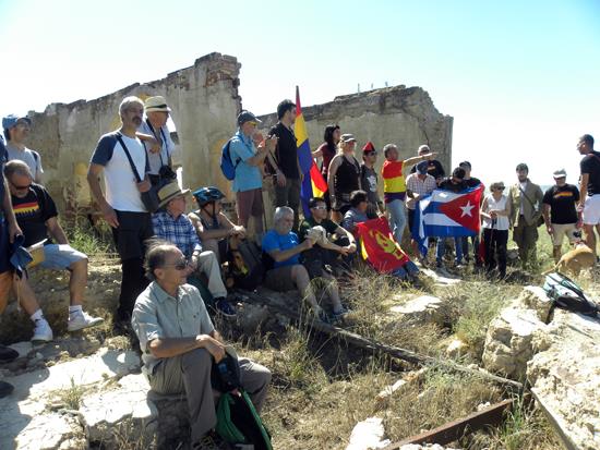 Guerra civil española y homenaje a internacionalistas cubanos