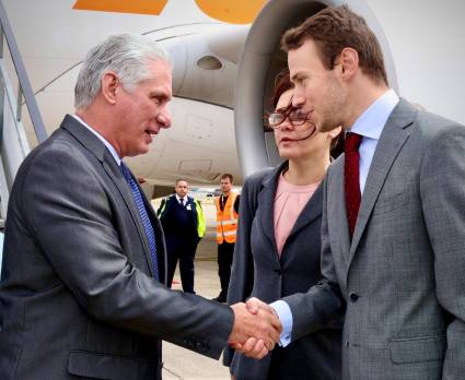 Presidente cubano ya está en Bélgica para asistir a la III Cumbre Celac-UE