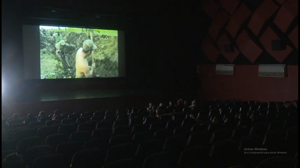 La asociación de combatientes invito a visualizar la película dedicada a la epopeya de Cangamba