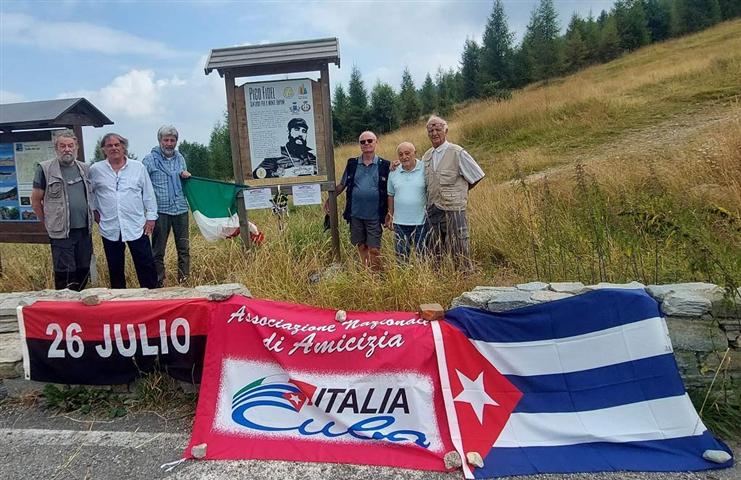 Homenaje en Italia a Fidel Castro en aniversario 97 de su natalicio