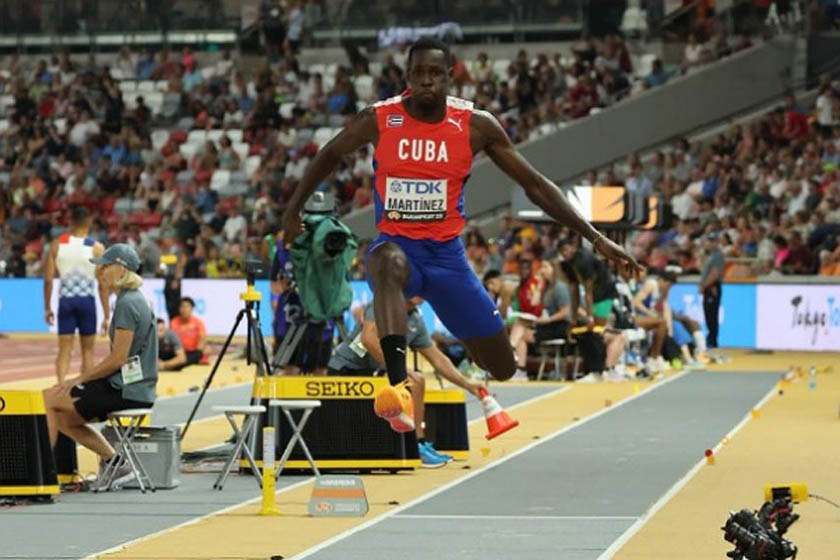 Triplistas cubanos en busca del podio hoy en Mundial de Atletismo