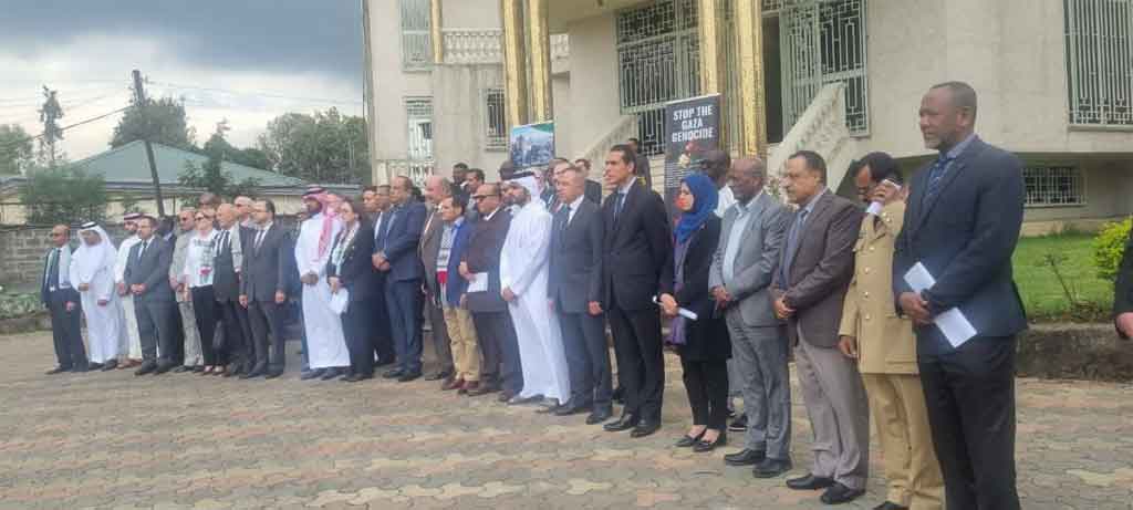 Embajadores cubanos en Etiopía manifestaron solidaridad con Palestina
