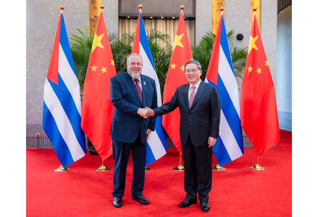 Primeros ministros de Cuba y China destacan nexos y firman acuerdos