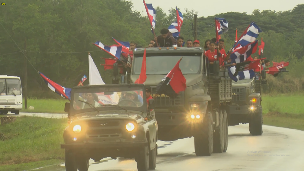 En granma aniversario 65 del paso de la Caravana de la Libertad por la histórica ciudad de Bayamo