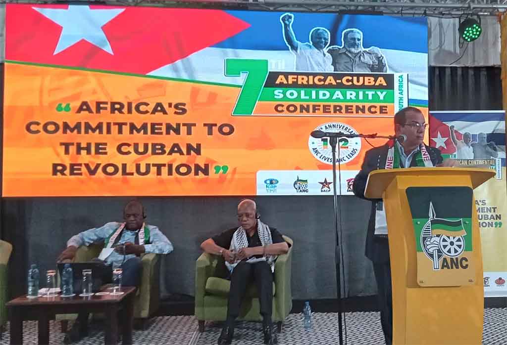 Resalta Cuba en Sudáfrica importancia de la solidaridad mundial