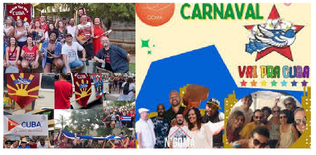 Bloque de carnaval con tema Cuba sacudió ciudad en Sao Paulo