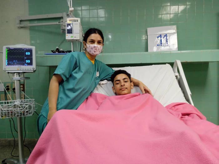 Salvan vida de niño camagüeyano con arpón en región abdominal