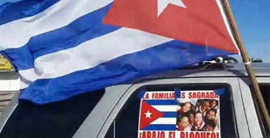 Domingo de caravana contra el bloqueo de EEUU a Cuba