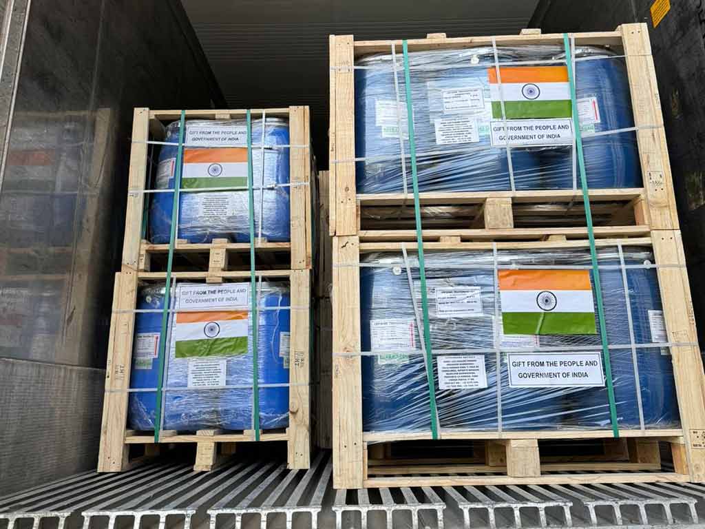 India envía a Cuba materia prima para producción de medicamentos (+Foto)