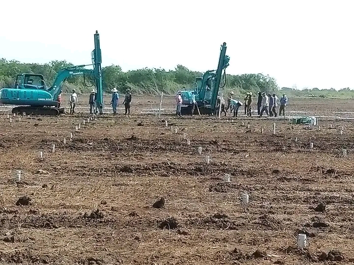 Continúan acciones constructivas en el parque solar fotovoltaico La Sabana, de Bayamo