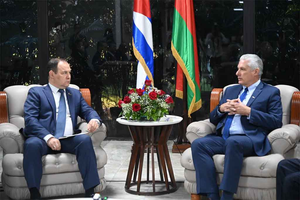 Recibió Díaz-Canel a primer ministro de Belarús (+Fotos)