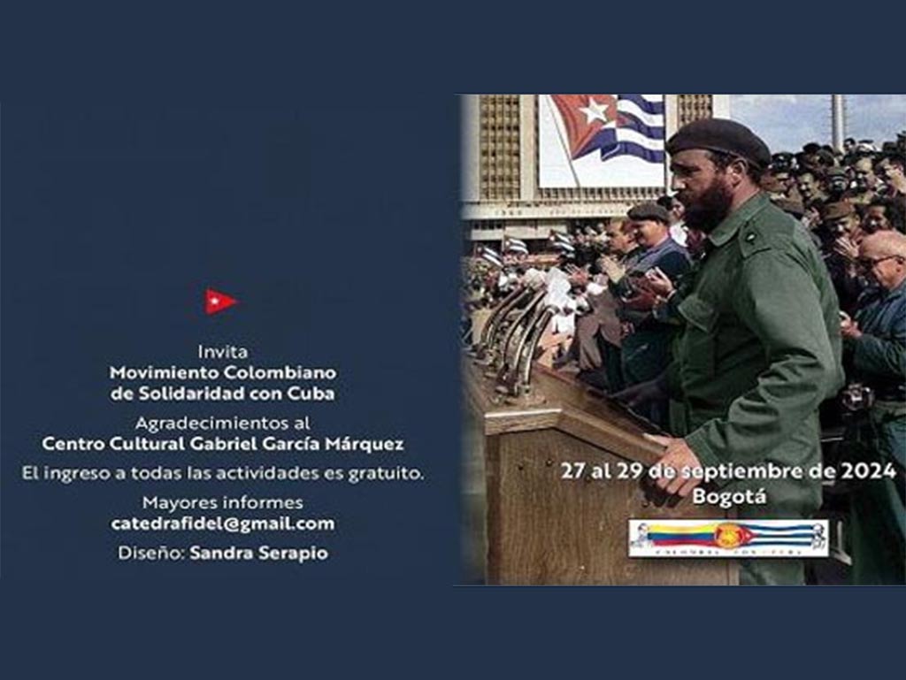 Celebran en Bogotá Encuentro Nacional de Solidaridad con Cuba