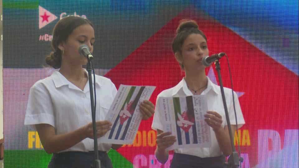 Se solidariza el pueblo de Granma con Palestina.