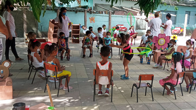 Contribuye círculo infantil a desarrollo de la primera infancia en Bartolomé Masó