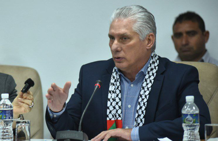 Díaz-Canel: “Cuba siempre estará al lado de Palestina”