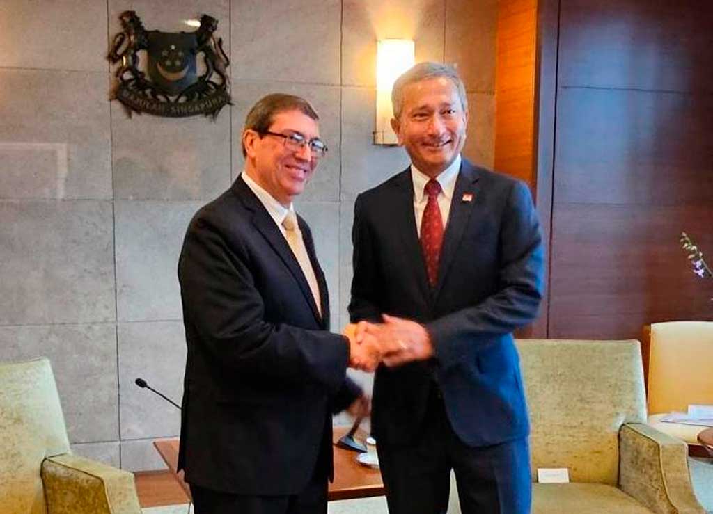 Cuba y Singapur dispuestas a incrementar intercambio económico