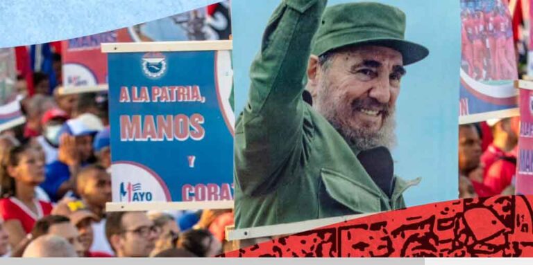 Presidente de Cuba convoca a marchar por un mundo mejor 