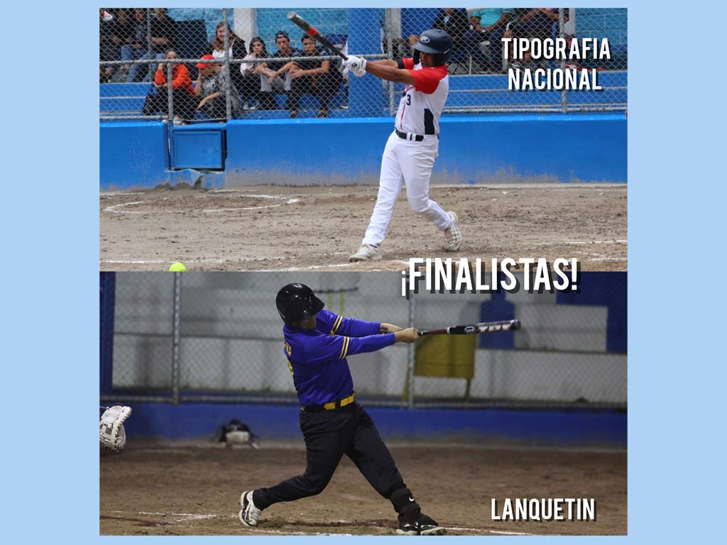 Lanketin y Tipografía Nacional finalistas del softbol de Guatemala