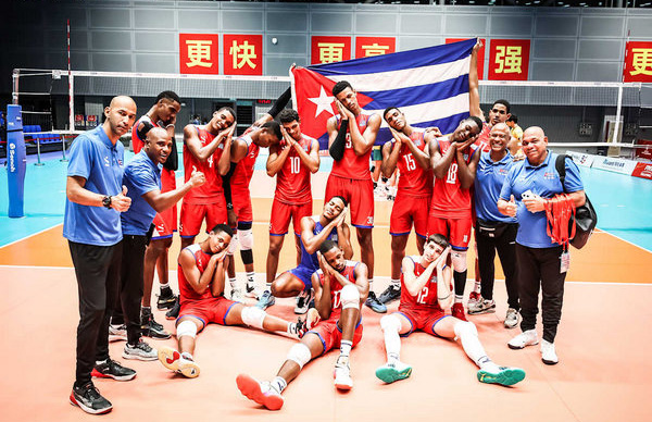 Cuba vence a Antigua y Barbuda en Copa Panamericana de Voleibol