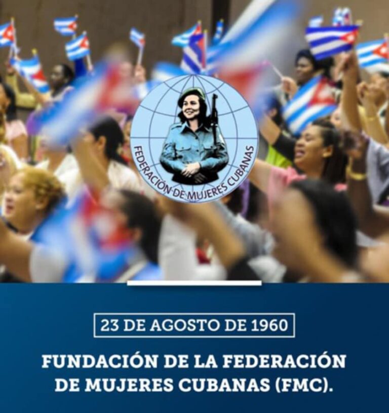 Se conmemora en Cuba el aniversario 65 de la Federación de Mujeres Cubanas