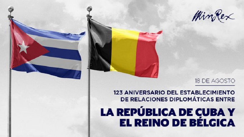 Cuba reafirma voluntad de fortalecer lazos con Bélgica