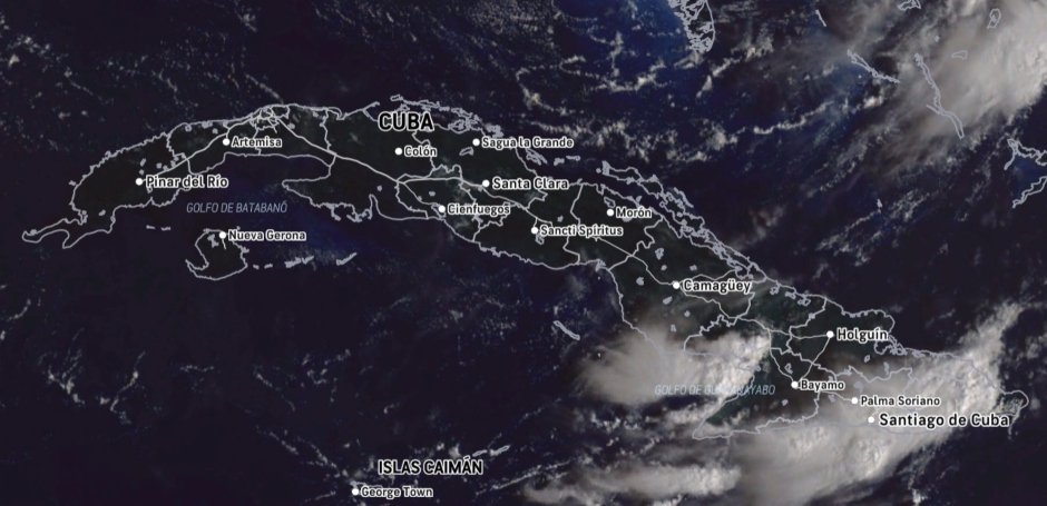 Instituto de Meteorología pronostica lluvias en el centro y oriente del país para esta jornada