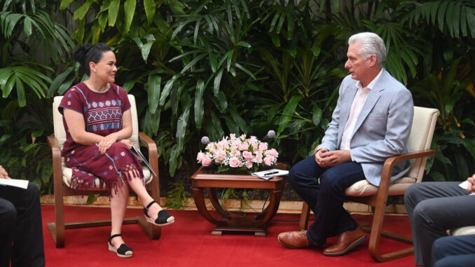 Cuba agradece a México por su cooperación en proyectos sociales