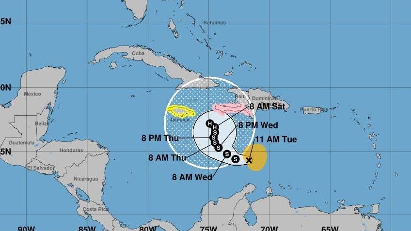 Aviso de ciclón tropical: Se forma la tormenta tropical Melissa en el mar Caribe