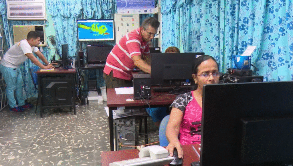 El sistema de meteorología en Granma son colectivos distinguidos