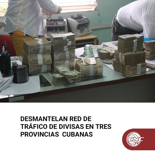 Desmantelan red de tráfico de divisas en tres provincias