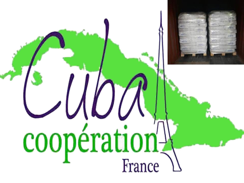 Asociación francesa envía a Cuba nuevo cargamento de leche en polvo