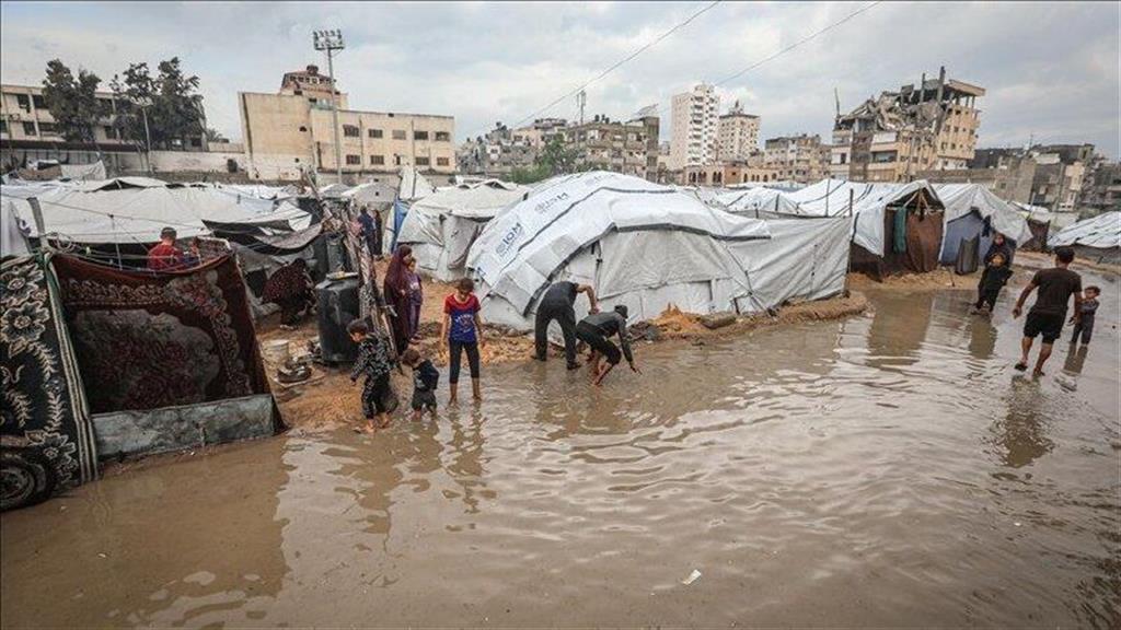 Las lluvias agravan la crisis humanitaria en Gaza