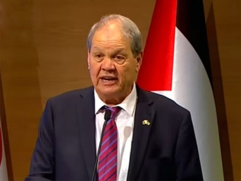 Dirigente palestino acusó a Israel de impulsar limpieza étnica