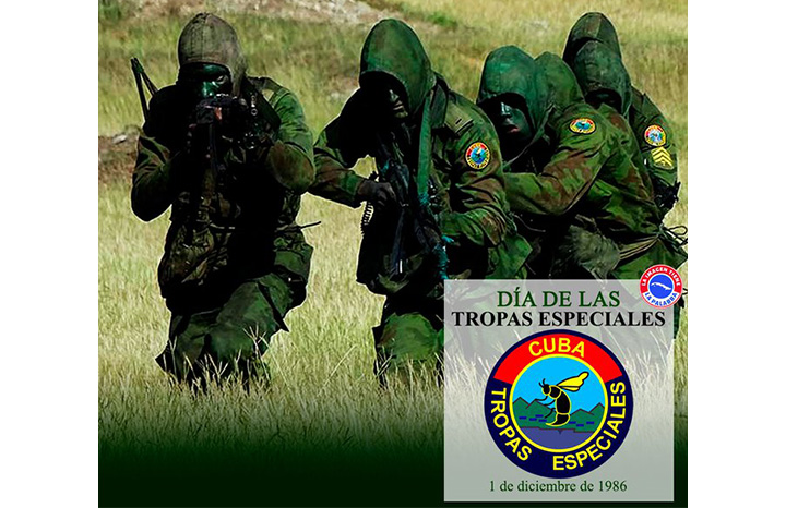 Celebran Tropas Especiales de las FAR aniversario 39