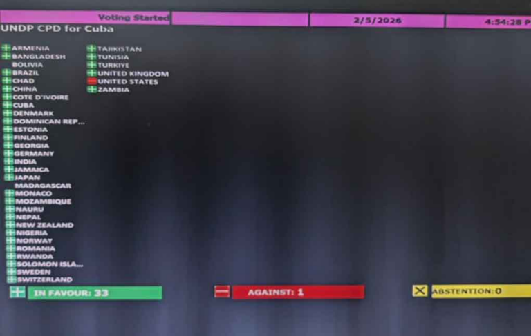 Cuba recibe apoyo internacional y de ONU, pese a bloqueo