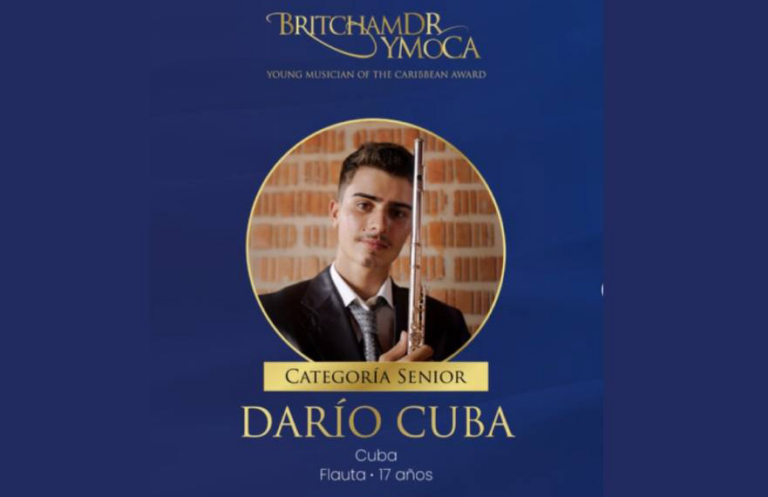 Gana joven flautista cubano premio musical del Caribe