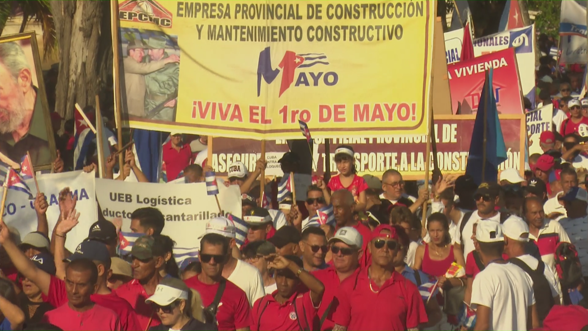 Trabajadores Granmenses desfilan este 1ro de mayo