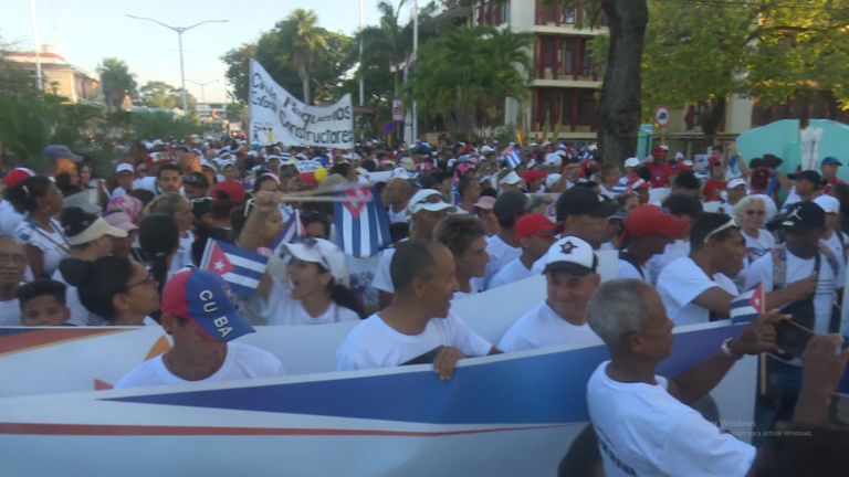 Reafirman granmenses apoyo al proletariado cubano